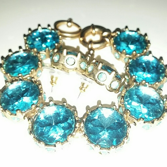 Bella Jack Aquamarine Bracelet & Earring set - Picture 4 of 6